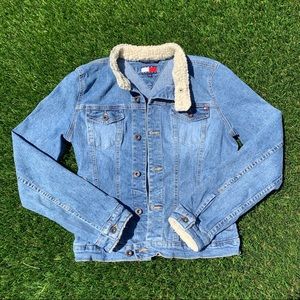 Sherpa Lined Denim Jacket